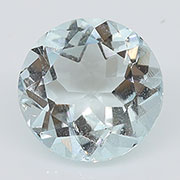 0.59 ct Fine Blue Round Natural Aquamarine