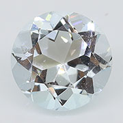 0.61 ct Fine Blue Round Natural Aquamarine