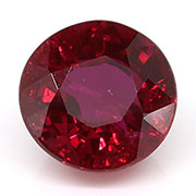 1.29 ct Red Round Natural Ruby