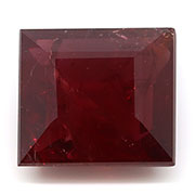 3.35 ct Red Princess Cut Natural Ruby