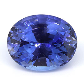 3.72 ct Oval Natural Blue Sapphire : Rich Blue