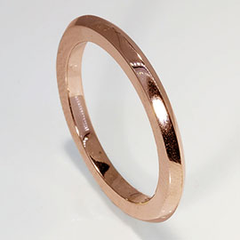 14K Rose Gold Wedding Band