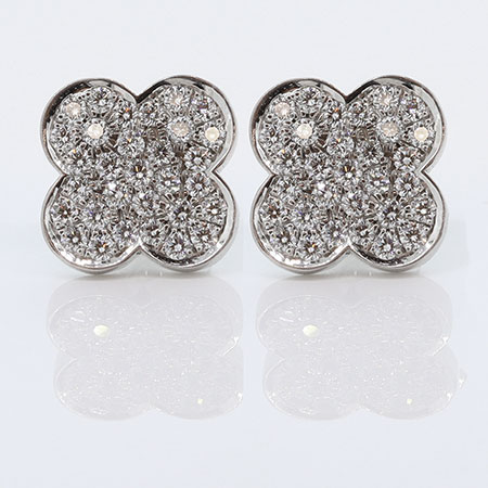  Fashion Stud Earrings : 0.42 cttw Diamonds