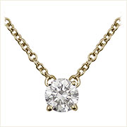 14K Yellow Gold 0.40cttw Diamond Pendant