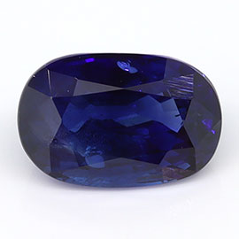 1.69 ct Oval Natural Blue Sapphire : Rich Blue