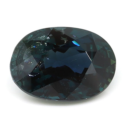 1.27 ct Oval Natural Blue Sapphire : Darkish Blue