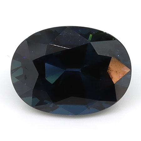 0.97 ct Oval Natural Blue Sapphire : Rich Darkish Blue