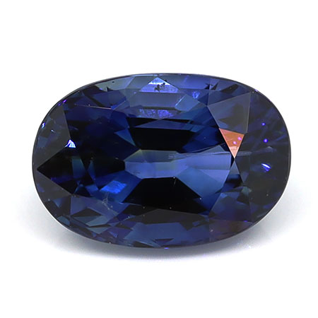 1.53 ct Oval Natural Blue Sapphire : Rich Blue