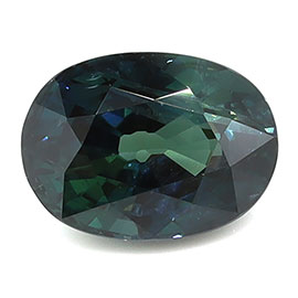 1.08 ct Oval Natural Blue Sapphire : Greenish Blue - Teal