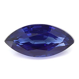 0.50 ct Marquise Natural Blue Sapphire : Blue