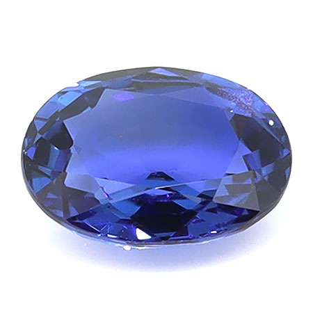 0.57 ct Oval Natural Blue Sapphire : Rich Blue