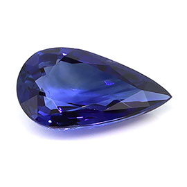 0.80 ct Pear Shape Natural Blue Sapphire : Royal Blue