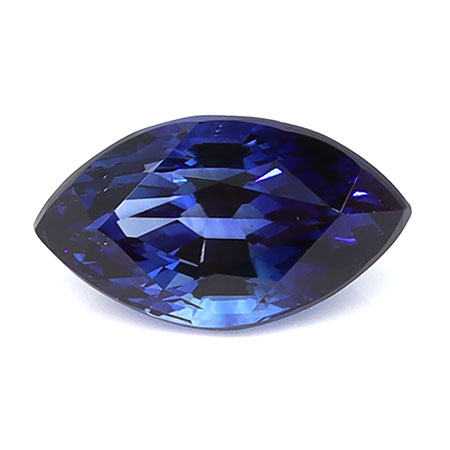 0.99 ct Marquise Natural Blue Sapphire : Fine Blue