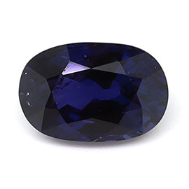 0.92 ct Oval Natural Blue Sapphire : Violet Blue