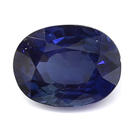 0.97 ct Oval Natural Blue Sapphire : Blue