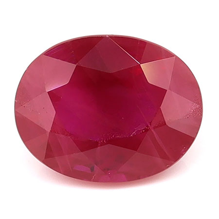 1.88 ct Oval Natural Ruby : Rich Red