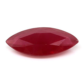 1.70 ct Marquise Natural Ruby : Rich Red