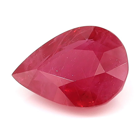 1.17 ct Pear Shape Natural Ruby : Red