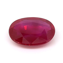 1.07 ct Oval Natural Ruby : Pinkish Red