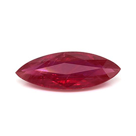 1.45 ct Marquise Natural Ruby : Pinkish Red