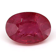 1.11 ct Pinkish Red Oval Natural Ruby