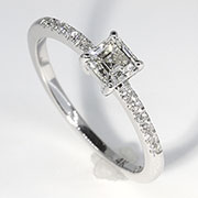 14K White Gold 0.50cttw Diamond Ring