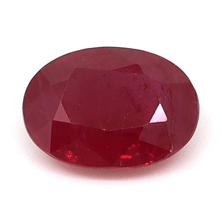 0.67 ct Oval Natural Ruby : Red