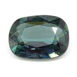 1.80 ct Cushion Cut Natural Blue Sapphire : Greenish Blue - Teal