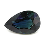 3.38 ct Greenish Blue - Teal Pear Shape Natural Blue Sapphire