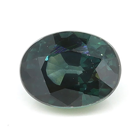 1.14 ct Oval Natural Blue Sapphire : Greenish Blue - Teal