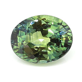 1.21 ct Oval Natural Green Sapphire : Bluish Green - Teal