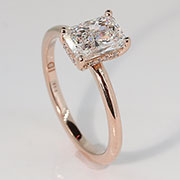 14K Rose Gold 1.07cttw Diamond Ring