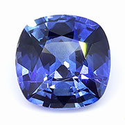 1.74 ct Fine Royal Blue Cushion Cut Natural Sapphire