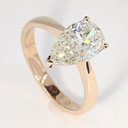 14K Rose Gold 2.00ct Diamond Ring