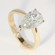 14K Yellow Gold 2.00ct Diamond Ring