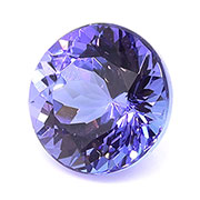 1.62 ct Violet Blue Round Natural Tanzanite