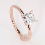 14K Rose Gold 1.06cttw Diamond Ring