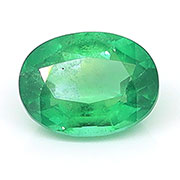 1.26 ct Grass Green Oval Natural Emerald