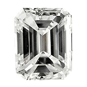 2.78 ct Emerald Cut Natural Diamond : I / VVS2