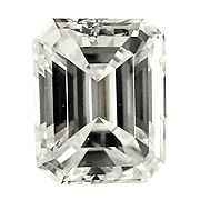 1.90 ct Emerald Cut Natural Diamond : K / VS2