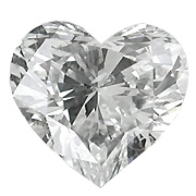 2.51 ct Heart Shape Natural Diamond : D / VS2