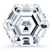 1.02 ct H / SI2 Hexagonal Natural Diamond