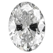 0.51 ct Oval Natural Diamond : D / SI2