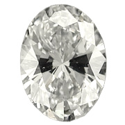 0.43 ct Oval Natural Diamond : K / SI2