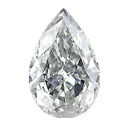 0.50 ct Pear Shape Natural Diamond : E / VS2
