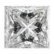 1.00 ct Princess Cut Natural Diamond : E / SI1