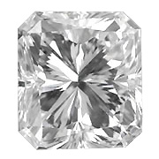 4.04 ct Radiant Natural Diamond : D / SI1